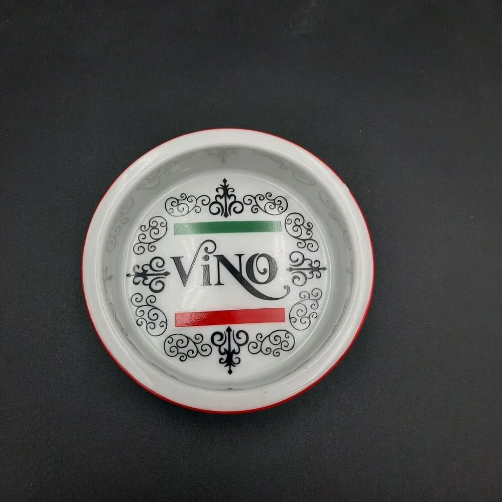 Vintage Lorrie Design Parmesan Set, Grater, Shaker, Vino Wine‎ Plate Japan